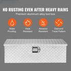 Aluminum Tool Storage Box With Side Handle And Lock Keys