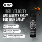 2 Police Magnum Portable Pepper Spray 5oz Fire Master Fogger Self Defense Oc 