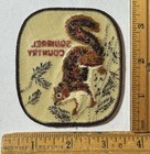 Vintage Squirrel Country Iron On Embroidered Patch Hunting Wildlife Nos Voyager