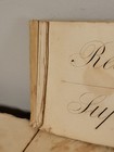 Ca  1810s Early American Penmanship Books Henry Young Salem Ma Calligraphy