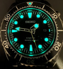 Seiko Kinetic  bfk  Men s Black Dial Date Quartz Dive Watch 42mm 5m62-0bl0