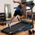 4 5hp Treadmill With 20  Auto Incline Quiet Portable Folding Running Machine New