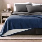 Plush Sherpa Bed Blanket  Fluffy   Soft By Bare Home