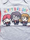  Infant Harry Potter Happy Birthday Characters Grey Size 12 Months Bodysuit  Nwt