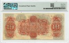 1850s  10 New Orleans  Louisiana Obsolete Note Canal Bank Pmg Cu63 Epq