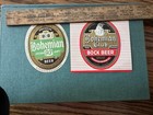 2 Bohemian Brewing Co Beer Bottle Labels Chicago   Joliet Ill Old Non Irtp