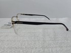 Carrera 325 146 Black Gold Semi Rimless Eyeglass Frames 56-19-145 New Authentic