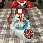 Vintage 2000 Coca Cola Animated Polar Bear Phone Coke Soda Telephone