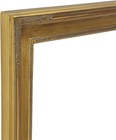 Museum Quality Gold Picture Frame 12x16 Solid Wood Hand-leafed Closed Corner