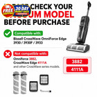 Replacement Kit For Bissell Crosswave Omniforce Edge 3930f Vacuum  2 Brush Rolle