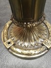 1920s Antique  Art Deco Brass Bare Bulb Ceiling Light