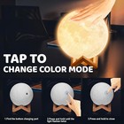 3d Printing Moon Galaxy Lamp Moonlight Usb Led Night Light Touch Color Changing