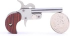 Miniature Derringer 2mm Pinfire Gun Key Chain Model With Bullet Shells Berloque