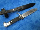 Original Vintage German Scout Knife With Sheath Made In Solingen By Robert Klaas