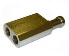 Mtm Hydro Hi Lo Trombone Valve 1 4  Fnpt Inlet X  2  1 4  Fnpt Outlets 20 0073