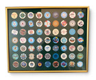 63 Vintage Las Vegas Casino  1 Chips Framed Collection    riviera Sahara Tropicana