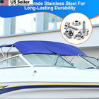 Hiwrbdti 150 Pcs Stainless Steel Canvas Snap Button Kit With 2 Silver
