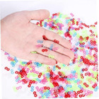 125pcs Loom Clips  Rainbow Color Refill Connecting Loom Band Jewelry Bracelets M