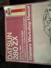Datsun 280 Zx  1979 - 1983 All Gl  Deluxe   Turbo Models  Workshop Manual