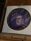 Heil Richard Daley Anti Vietnam War 1968 Democratic National Convention Pin Dnc
