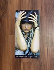 Christina Aguilera Rare Cd Promo Squared Poster Used In Cd Department    