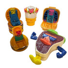 Mcdonald s Changeables Happy Meal Transformers Toys Lot Of 5 Vintage 80s 90s