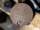 Ford Meter Box Co Cast Iron Water Meter Cover Wabash  Indiana