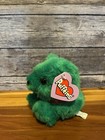 Swibco Puffkins Plush Teddy Bear Green Bean Bag Bin 3