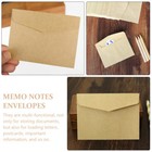  100 Pcs Vintage Envelope Kraft Paper Envelopes Set Classic Brown