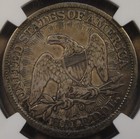 1853-o Arrows   Rays Seated Liberty Half 50c Ngc Certified Xf45