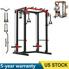     power Cage Power Rack W  Cable Crossover System 2000lbs Squat Rack Lat Pull Do