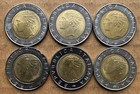 6 Coin Lot Italy 1982-1992 500 Lire Rome Bi-metallic Quirinale Km 111 Ch gem Unc