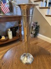 Vtg Large 12    Sterling Silver Trumpet Vase From Ps Co  Weighted 171  Make Offer 