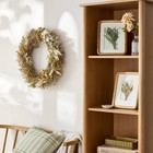 21  Preserved Spring Grass And Flower Wreath - Hearth   Hand With Magnolia