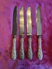 Stieff Rose Sterling Silver French Knife Set Of Four 8 3 4  No Monogram