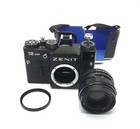 Zenit 12xp 1980s  Russian 35mm Film Camera Lens Helios 44m-4 2 58   Half Case