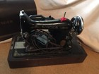 Vintage 1924 Singer Sewing Machine  Carrying Case Motor Driven B t 7 Model 99