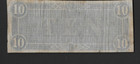 1864 Civil War Confederate Banknote Cd -  10 Ten Dollar Virginia Treasury Note