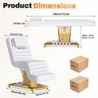Fully 3 Motor Electric Massage Table Facial Bed Medical Treatment Spa Beauty Spa