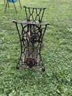 Vtg Antique Pre 1920s  Singer Treadle Sewing Machine Cast Iron Table Base Legs