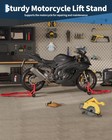 Heavy Duty Motorcycle Stand Lift 900lbs Capacity Front   Rear Combo Stands Set