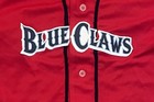 Blue Claws Lakewood Milb Mlb Minor League Baseball Jersey Shirt Kids Sz Youth L