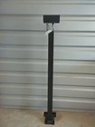 Peak 50011 Aluminum 42  Deck Railing Mid Post Gloss Black 2  Upright