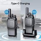 H777 Walkie Talkies Long Range Usb-c   Rechargeable Frs-two Way Radio Vox 10pack