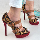 Christian Louboutin Bikki Leopard Platform Heels Pumps Eu 37 5 Uk 4 5 Rrp   575