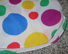 Womens Blair Vintage 1960s 70s Big Polka Dot Smock Shirt Clown Costume Size 1x