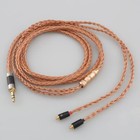 Customized Plug To 2 Mmcx 16core 7n Occ Earphone Cable For Sennheiser Ie300ie900