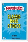 2017 Gpk Garbage Pail Kids Battle Of The Bands Beached Brian 2a Classic Rock
