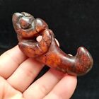 Ancient Chinese Hongshan Culture old Jade Carved ancient Jade Pendant Statue2001