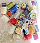 Vintage Sewing Thread Mixed Colors Lot Bundle